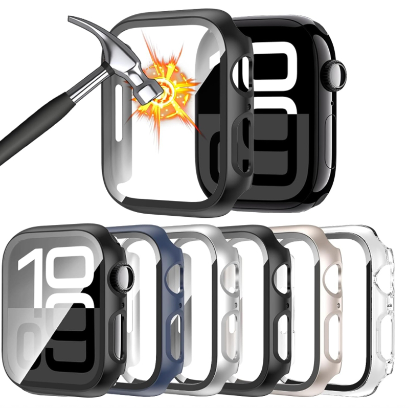 Smartwatch Band Accessories - Закаленное стекло + чехол для Apple