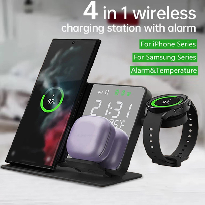 Smartwatch Ac - Беспроводное зарядное устройство, подставка для будильника,