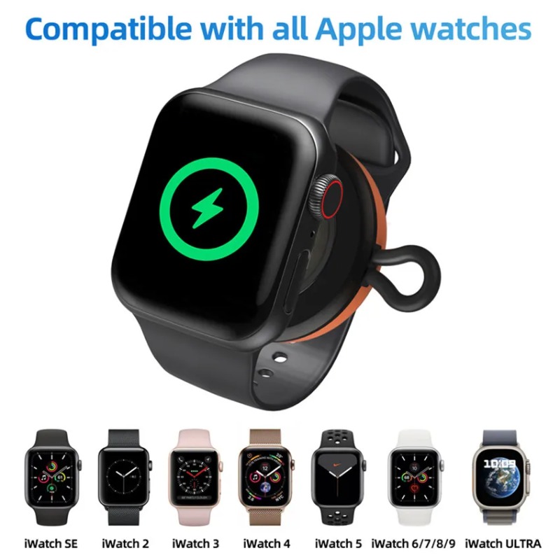 Smartwatch Watch Accessories - Миниатюрное беспроводное зарядное устройство Type C