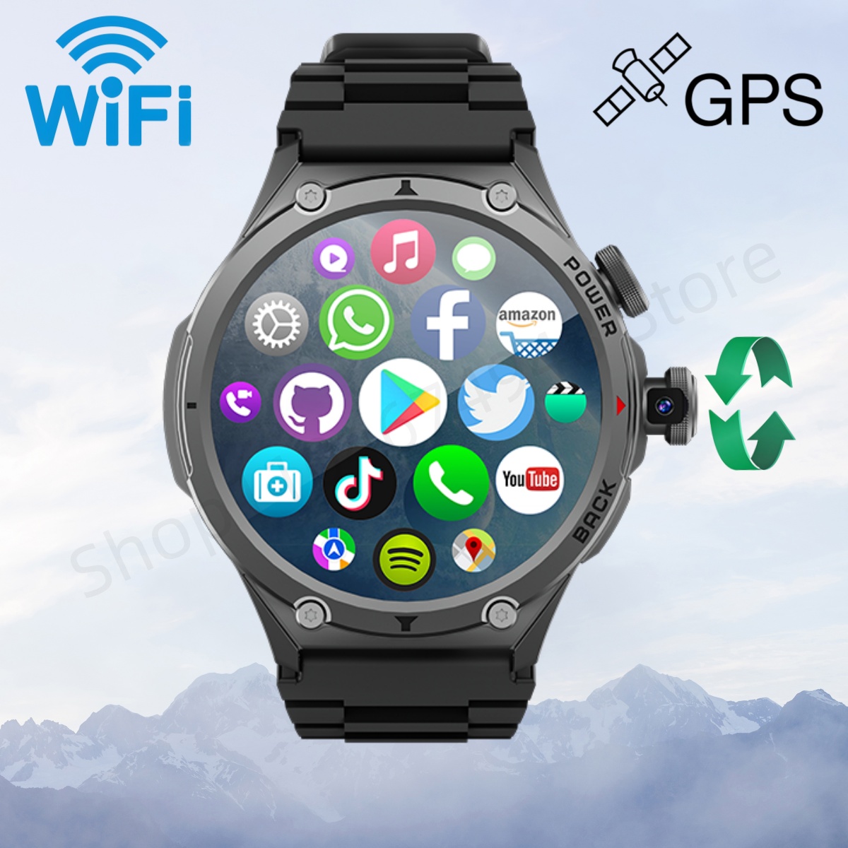 Smartwatch Store - H12 Smartwatch 4G LTE Смарт-часы с